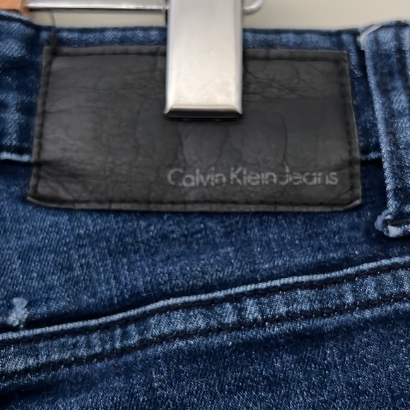 Calvin Klein Jeans Blue Slim Fit Denim - Picture 3 of 5